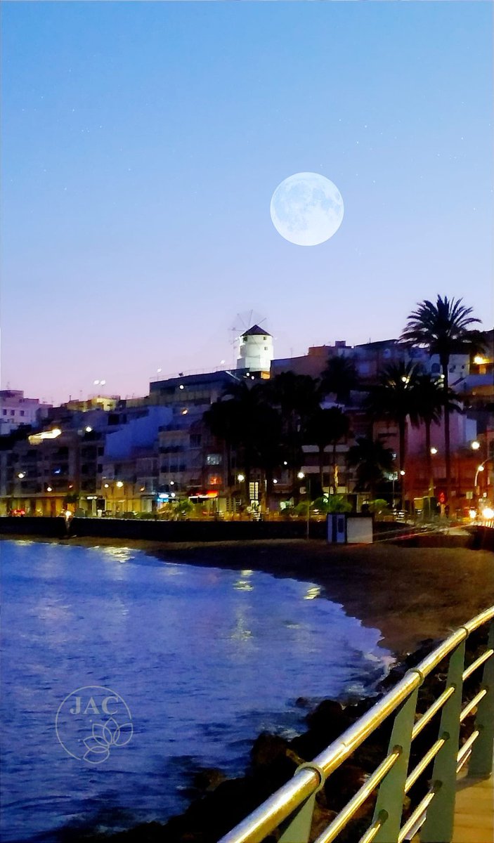 fescamezreverte's tweet photo. Atardeceres con la luna de color mar y el aroma del #MolinodeSagrera, que se baña todo el día en la hermosa bahía del Levante aguileño.
📷Juan Antonio Canovas
#Aguilas https://t.co/Guzxs04v6A