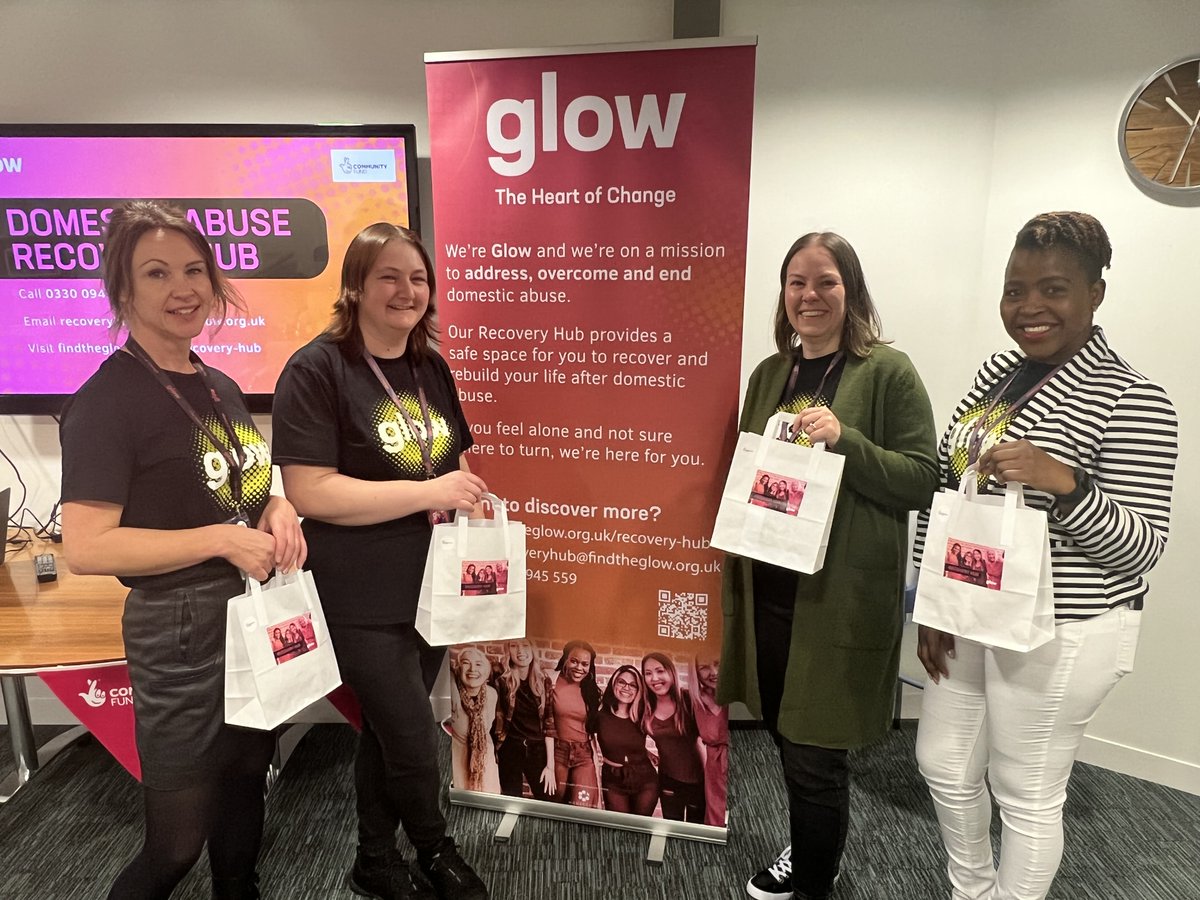 findtheglow's tweet photo. This morning we officially launched our #RecoveryHub 🤩 

Staff and volunteers talked about their work &amp; why recovery services are important for survivors of #domesticabuse 

It was great to see @SoTCityCouncil Lord Mayor @faisal_hussa1n &amp; partners from across #Staffordshire ⭐ https://t.co/sVL7hpRHKI