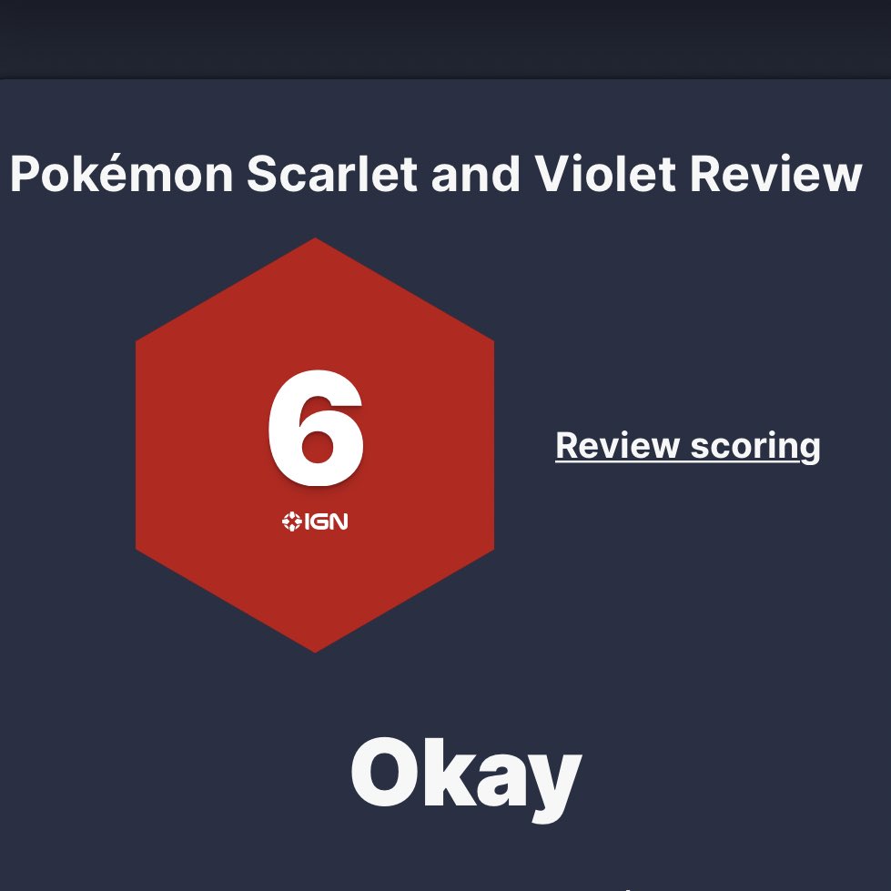 Pokemon Scarlet And Violet' User Review Scores Are In And They Are