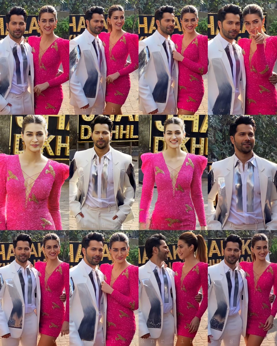 varunrainbows's tweet photo. OMG! Vdee and Kriti looked extremely spectacular together πππ₯ as they were snapped on the sets of #jhalakdikhlajaa for #bhediyapromotions πβ€οΈ @Varun_dvn @kritisanon #varundhawan #kritisanon #varun #kriti #variti #varunkriti #Bhediya #thumkeshwari #apnabanale #JungleMeinKaand https://t.co/I0f15VWe0W