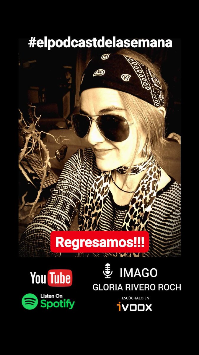 gloriariveroch's tweet photo. #gloriariveroroch #podcaster #podcasts #SaludMental #espiritualidad #serinterior #wellness #wellbeingpodcast #innerself #mindfullness #Bienestar
#spotifypodcasts #YouTuber https://t.co/KY6BrgTXel