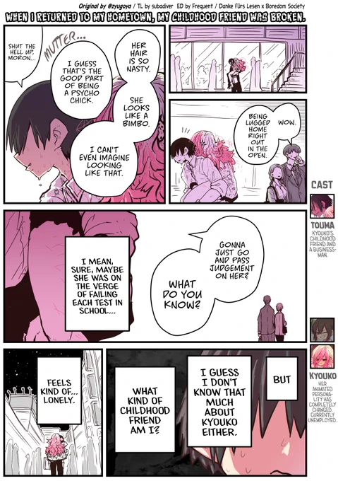 @zyugoya When I Returned to My Hometown, My Childhood Friend was Broken by @zyugoya Ch. 14 [EnglishTL/英訳!] 