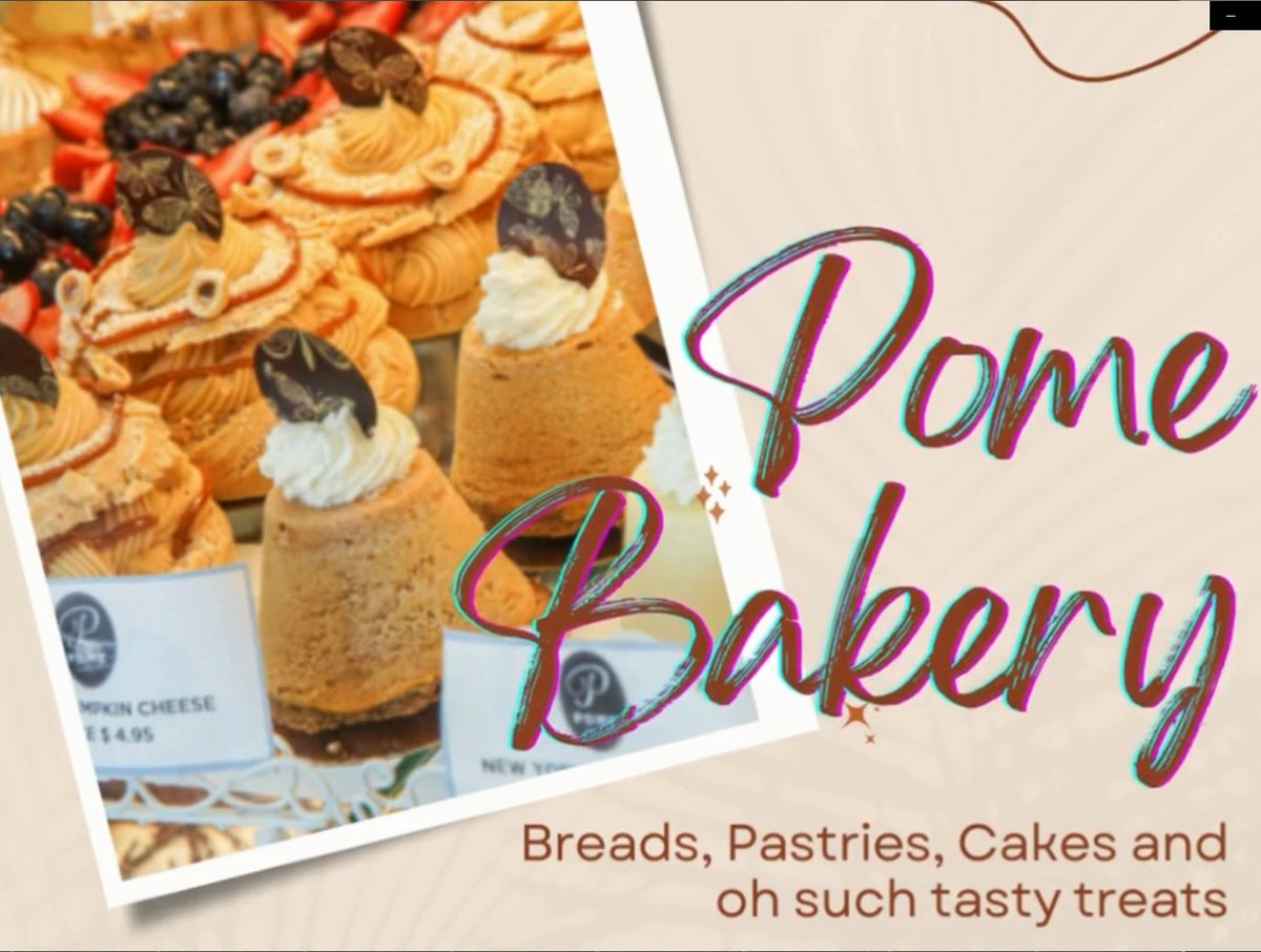 YEG_SocialDude's tweet photo. #PomeBakery
#Edmonton #yeg
https://t.co/1IxYfg9AMt
780-752-7663
Pome is the #Bakery for Tasty High-Quality🔽
#Bread
#Buns
#Cookies
#Croissants
#Danishes
#Scones
#Tarts
#CustomDesserts🧁
#yegbakery#edmontonbakery#CustomCake#yegtreats#yegfoodie#yegfoodguide#yegeats https://t.co/YOs5n6XXDf