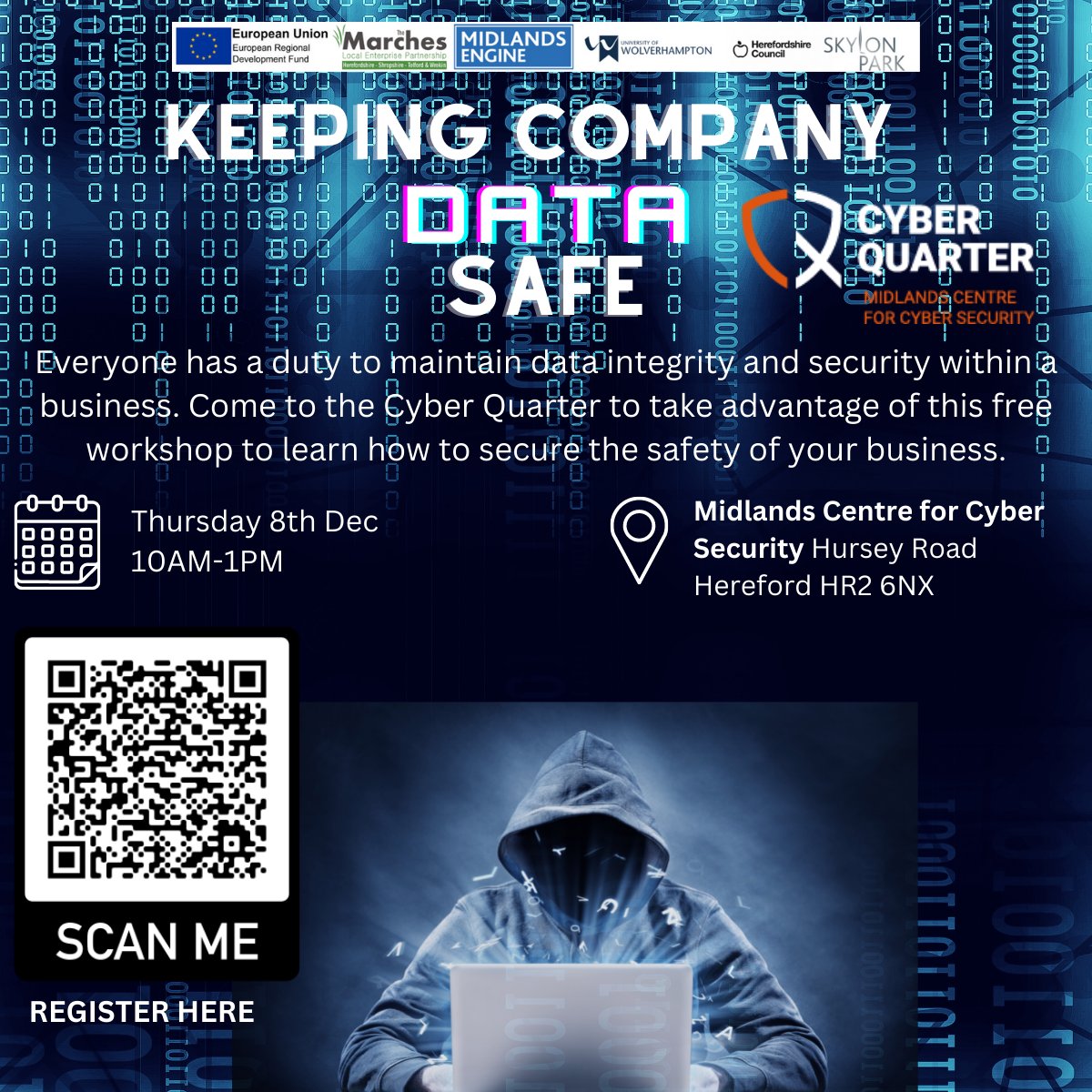 Cyber Quarter (@cyber_quarter) on Twitter photo Everyone has a duty to maintain data integrity and security. What steps are you taking to keep your company data stays safe?
Take advantage of this free workshop at the Cyber Quarter.
Register below👇
eventbrite.co.uk/e/business-res…
<a href="/HerefordEZ/">Hereford EZ</a> Everyone has a duty to maintain data integrity and security. What steps are you taking to keep your company data stays safe?
Take advantage of this free workshop at the Cyber Quarter.
Register below👇
eventbrite.co.uk/e/business-res…
<a href="/HerefordEZ/">Hereford EZ</a>