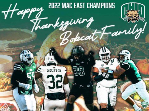 Happy thanksgiving! <a href="/KylePollockFB/">Kyle Pollock</a> <a href="/coach_nowinsky/">Spence Nowinsky</a> <a href="/OhioFootball/">Ohio Football</a>