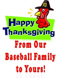 Happy Thanksgiving! Very thankful for all the past and present players, families, and everything you have done and continue to do for us!
