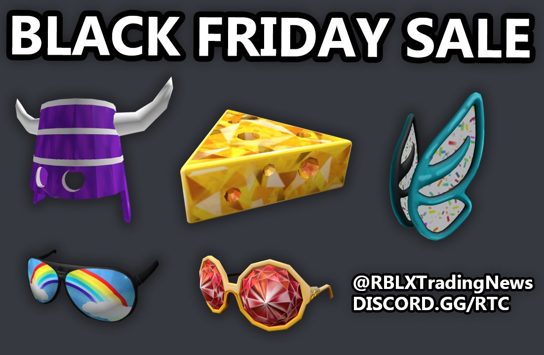 Roblox Trading News on Twitter "The Roblox Black Friday sale has now