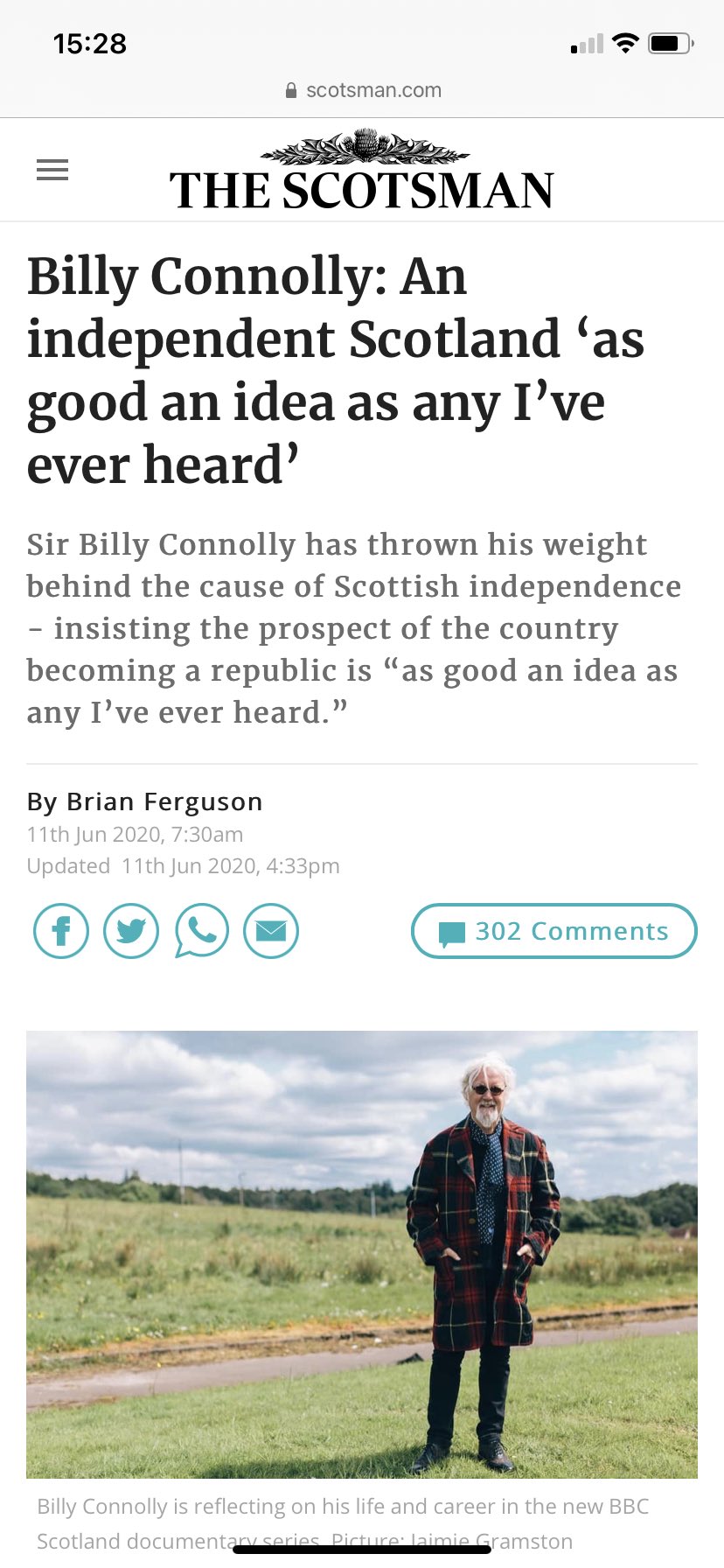   Happy Birthday Billy Connolly 