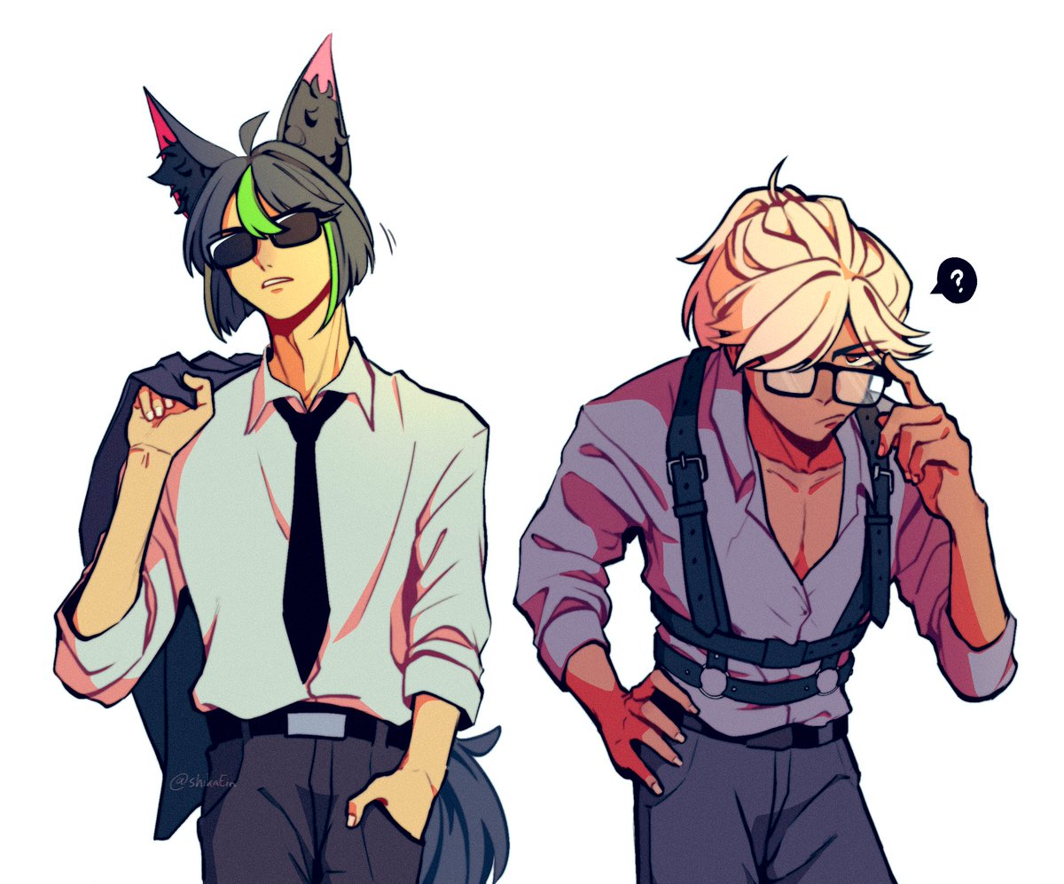 I just think they’re cool
#cynonari #Genshin #Tighnari #cyno
