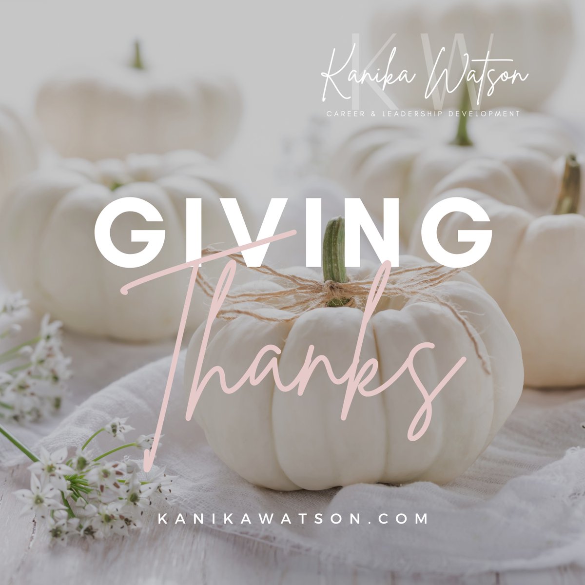 KanikaWatson's tweet photo. Today and every day, I am grateful for my life and the opportunities (and challenges) that shaped me. I am thankful for launching my new company and for everyone who contributed to my journey. Most of all, I'm thankful for my little son (#1 supporter), family, tribe and clients. https://t.co/cycoiVlh5F