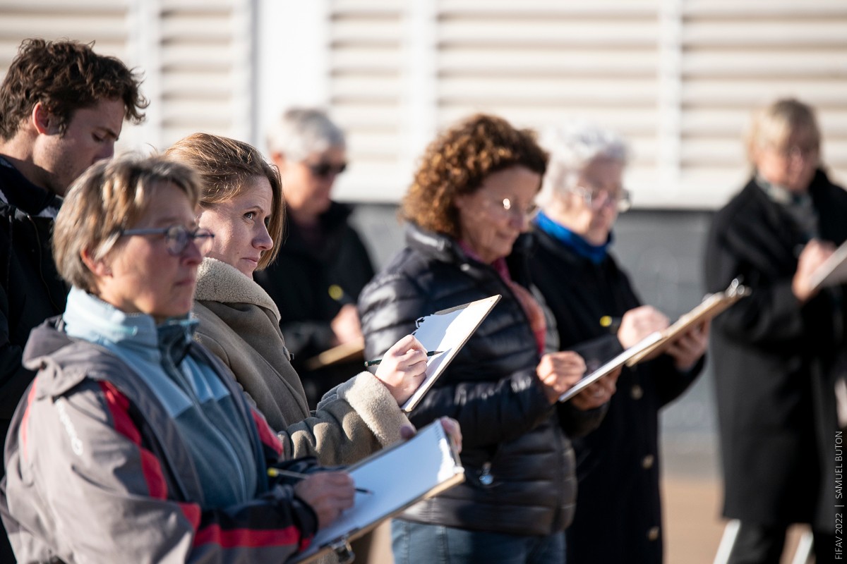 NatExplorers's tweet photo. RETOUR EN IMAGES 📷

Nous étions venu·es en "bande organisée" pour parler de l'aventure #LoireSentinelle autour d'un café, animer des ateliers de dessin (🖌 Aurélie Calmet) et d'écriture (✏ Clara Arnaud), rêver les suites...  Merci @Fifav_LR et à la prochaine ! #FIFAV2022 https://t.co/Hx33OmGv3l