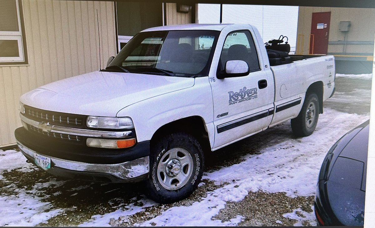If anyone sees this bad boy touring around could you let any Redferns branch know. Or the RCMP. Someone took it from our Souris location last night. CCK 982
