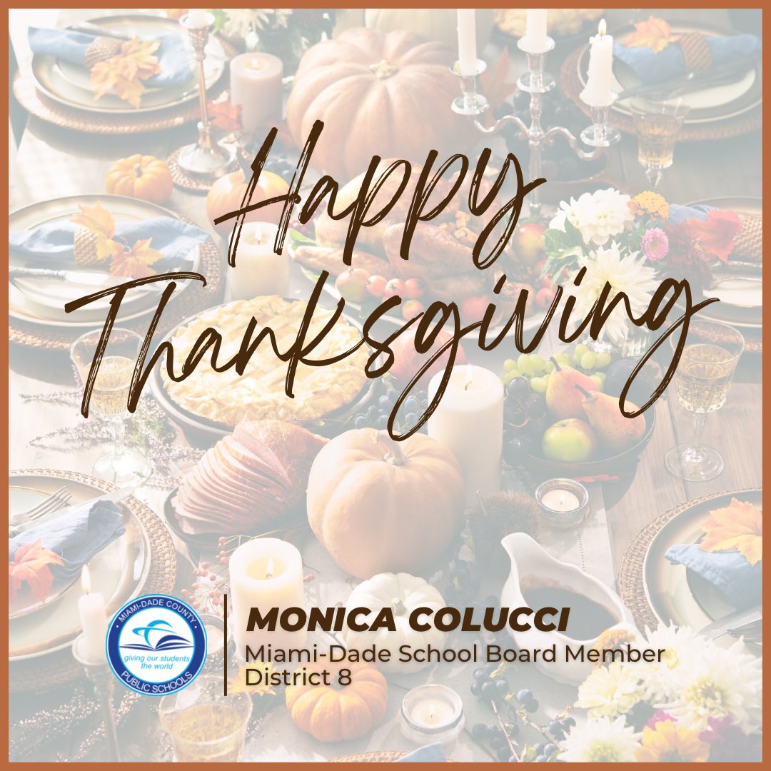 Let us give thanks this holiday season for all of our blessings. Wishing you and your families a very Happy Thanksgiving!