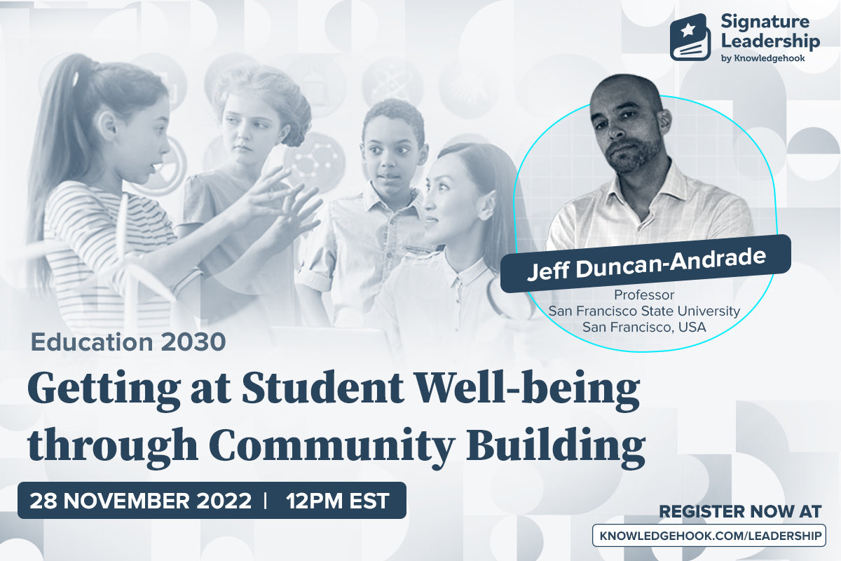 Jennifer Adams (@jenadamsed) on Twitter photo Join in a conversation with Tedx Talk Speaker and author <a href="/JDuncanAndrade/">Jeff Duncan-Andrade</a>. Amazing stories and research @Knowledgehook @SFState <a href="/PedroANoguera/">Pedro Noguera</a> <a href="/MichaelFullan1/">Michael Fullan</a> <a href="/KarangaGlobal/">Karanga</a> <a href="/USCRaceEquity/">USC Race and Equity</a>
khlink.net/Nov28RT Join in a conversation with Tedx Talk Speaker and author <a href="/JDuncanAndrade/">Jeff Duncan-Andrade</a>. Amazing stories and research @Knowledgehook @SFState <a href="/PedroANoguera/">Pedro Noguera</a> <a href="/MichaelFullan1/">Michael Fullan</a> <a href="/KarangaGlobal/">Karanga</a> <a href="/USCRaceEquity/">USC Race and Equity</a>
khlink.net/Nov28RT