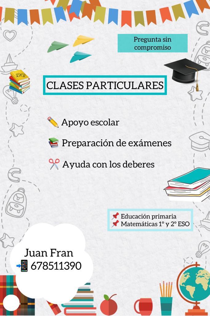 Clases particulares en Ronda- Maestro de Primaria