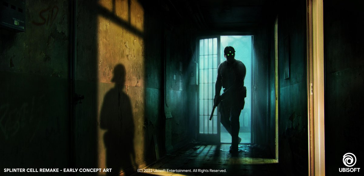 Ubisoft's tweet photo. Out of the shadows and into the light...
To celebrate #SplinterCell20, check out concept art from @UbisoftToronto's Splinter Cell remake! https://t.co/cUhXJdVpww