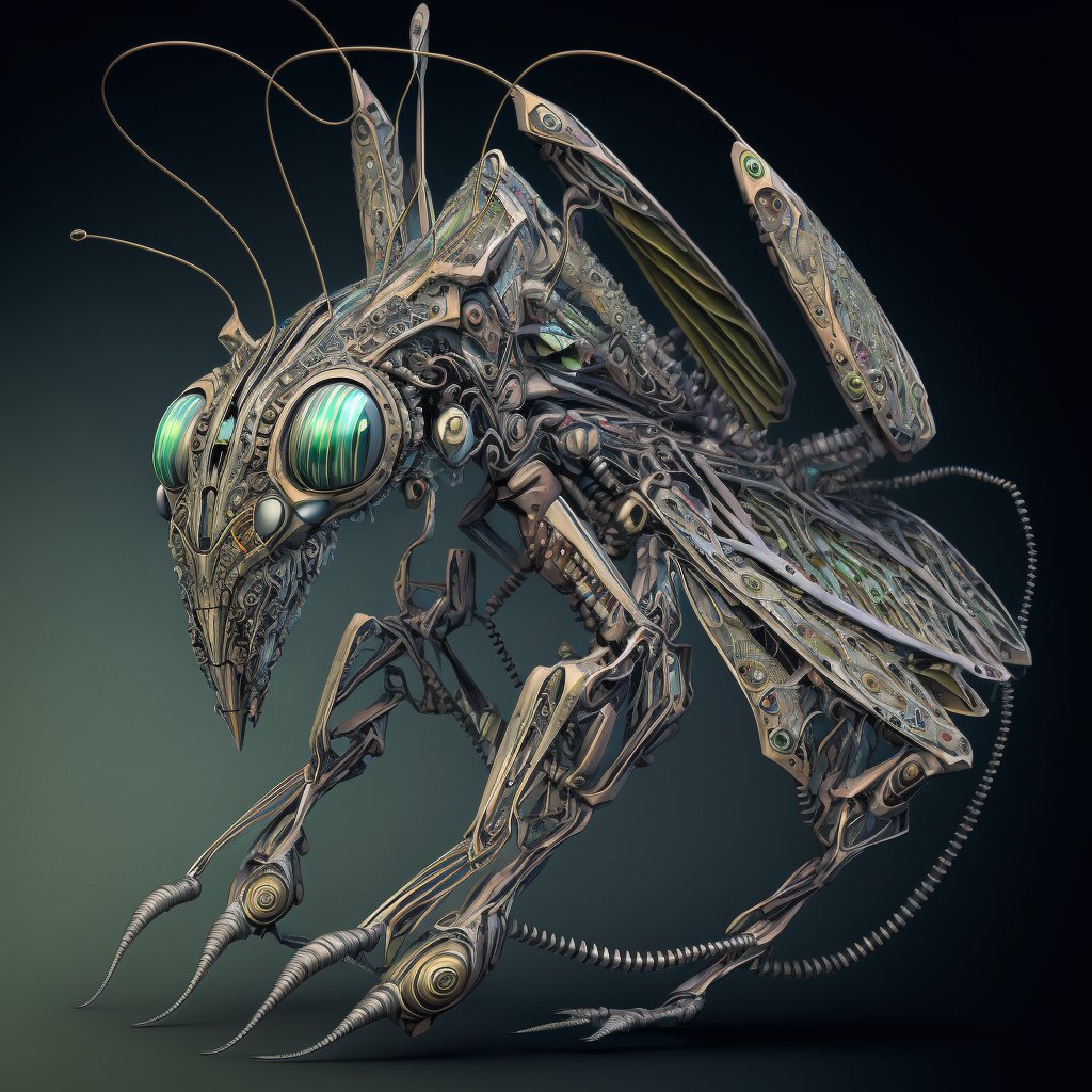 retinafunk's tweet photo. Mantis DMT entity, biomechanic , psychedelic entity imagined with Midjourney v4.2 #dmtvisions #dmtentity #mantis #insect #insectoid #biomechanics #tryptaminepalace #psychedelicart #aiart #midjourneyV4 #midjourney #AIArtCommuity #retinafunk https://t.co/bgaW8YtwIb
