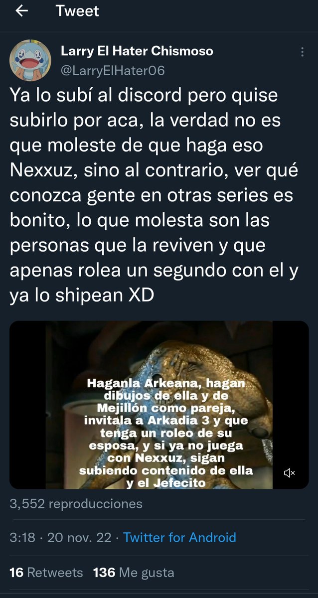 AlcohLichi's tweet photo. @Mayichii ahora mismo los verdaderos arkeanos te odian como nunca por abandonarlos y cambiarlos por personas que no conoces ni 5 meses, no eres la jefecita simplemente eres una falsante que al tener ese mote das pena ajena y lastima deberian cambiarte por otra que si lo demuestre https://t.co/ml54bNOnWH