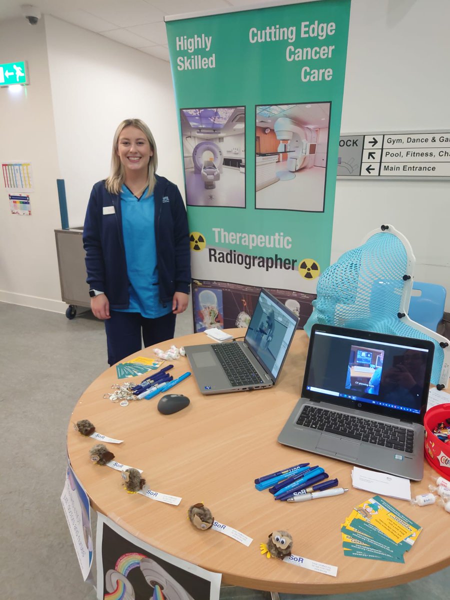 A few Therapeutic Radiographers represented our department and our amazing profession at <a href="/Grove_Academy/">Grove Academy</a> senior careers fair. Showcasing and answering questions about everything Radiotherapy. 
Lots of enthusiastic and keen pupils taking an interest in what we do. <a href="/SCoRMembers/">SCoR Members</a>