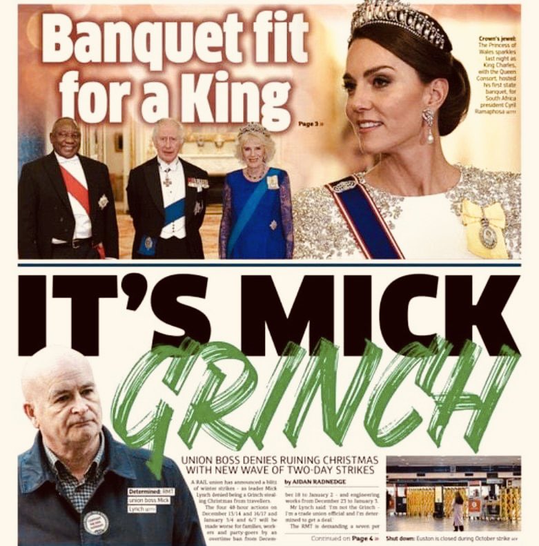 HowardRBeckett's tweet photo. We have a corrupt &amp; broken press who tell ordinary people that the fella on the bottom is a villain while the fella at the top is a hero. https://t.co/qnnHF9YzS5