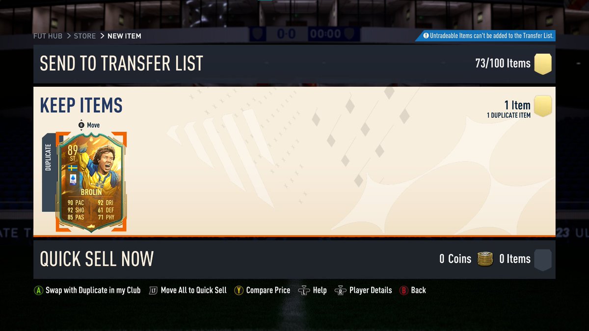 maxknerrich's tweet photo. @FUT_Accountant 
Did the pack to get rid of my dupes just to pack another https://t.co/lF0fDj8It4