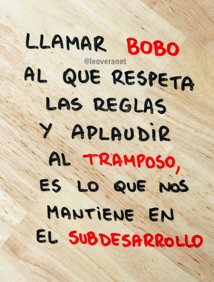 plagiosos's tweet photo. "Llamar bobo al que respeta las reglas y aplaudir al tramposo, es lo que nos mantiene en el subdesarrollo". @Danielbricen @uc3m @master_uc3m @darcyquinnr @JoMalagon @ernestomaciast @JenniferAriasF @darcyquinnr @PalomaSenadora @natiibedoya  @Rubychagui @DiegoDsanchez @pipecordoba https://t.co/OhNxHLc9YQ