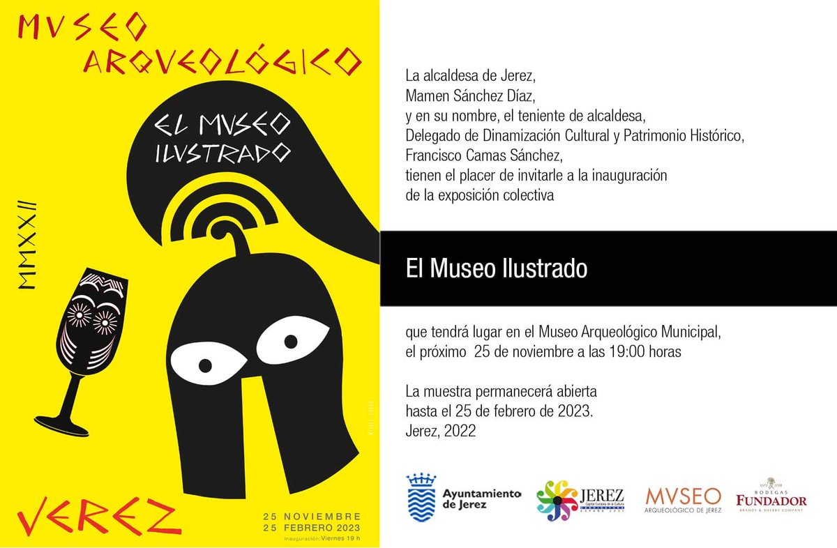 Toma nota para mañana viernes!!! El Museo te abre sus puertas para que puedas visitar la Exposición colectiva El Museo Ilustrado.Te esperamos!!!