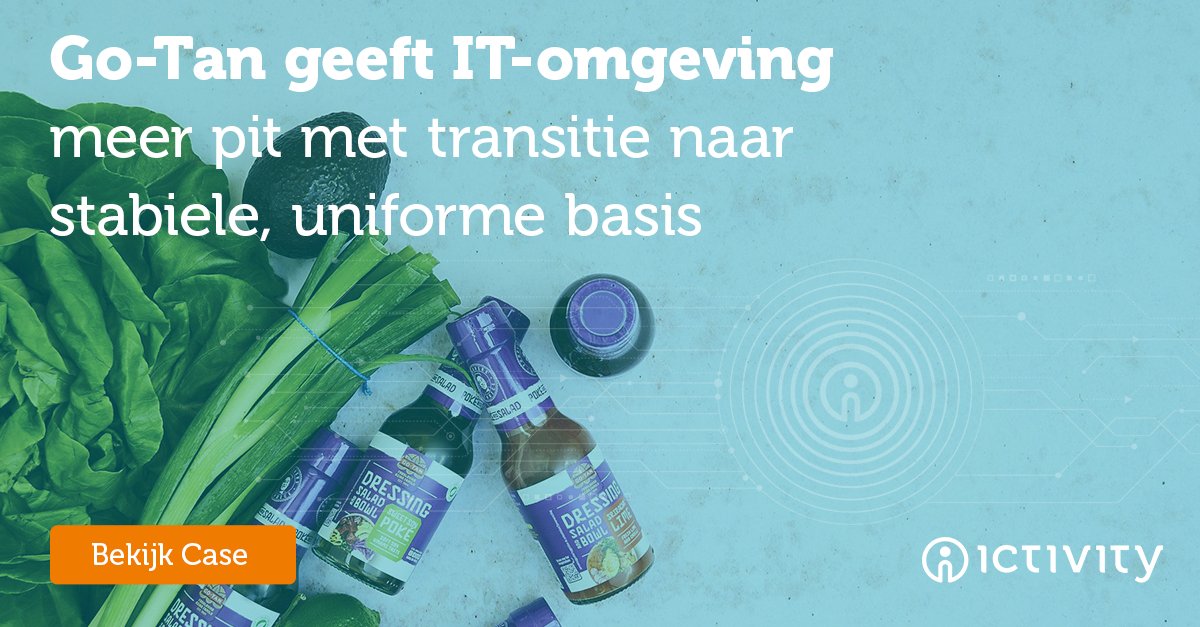 bartvanbokhoven's tweet photo. Bij familiebedrijf Go-Tan staat kwaliteit voorop. Samen met Ictivity werd ingezet op standaardisatie en beheer van de werkplekken en de implementatie van een nieuwe hybride cloudomgeving. Lees meer: https://t.co/DbMSMqAJxw https://t.co/gGsmU2zoj1