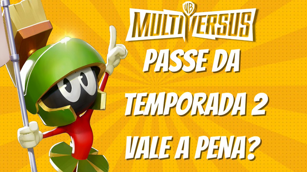 RobLimns's tweet photo. VIDEO NOVO MULTIVERSAIS! 🌟

Muita gente me pergunta sobre o passe, se vale a pena, o que eu acho, entao vamos conversar um pouco sobre 

Link do vídeo! 💜
Youtube: https://t.co/DWCrxlFe1W
Tiktok: @robwoodmvsbr 

#multiversus ☆#multiversusbrasil ☆#multiversusleak https://t.co/RI1aw7qRkd