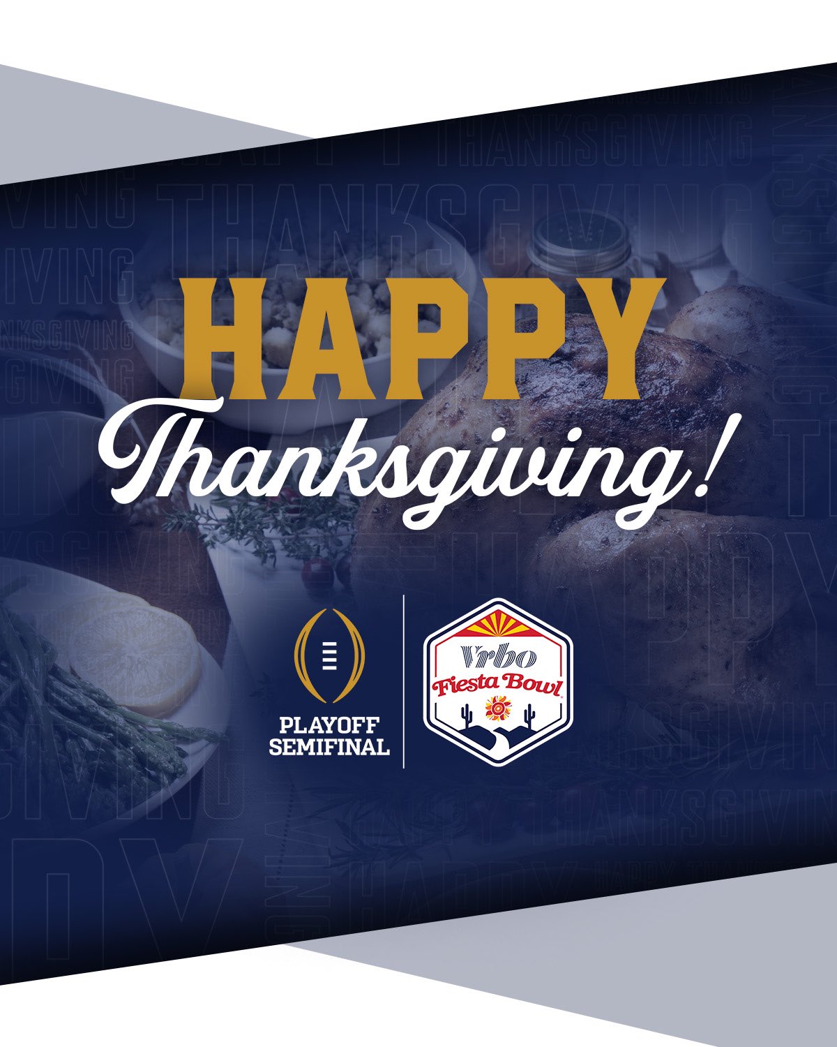 Vrbo Fiesta Bowl on Twitter "Happy Thanksgiving to our fans