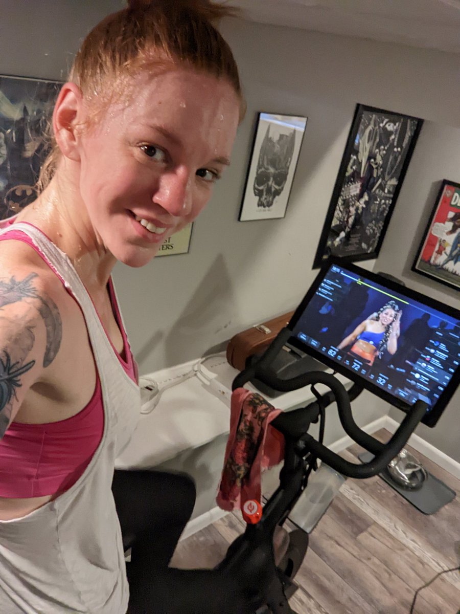 My first ever #peloton #turkeyburn today and it was a great one!! Let's eat.