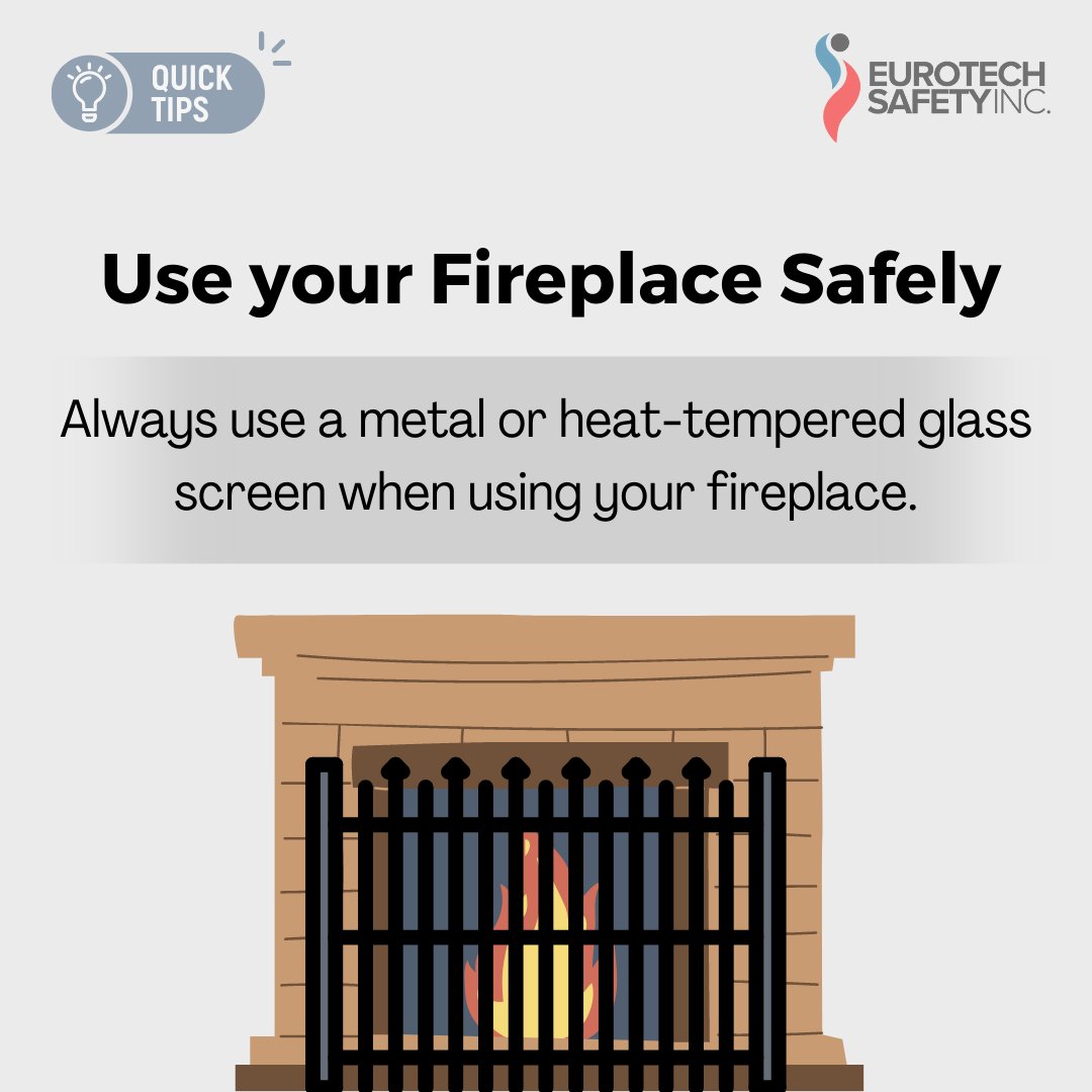 With the fast approaching colder weather, make sure to use your heating equipment safely! 

#WinterSafety #EurotechSafetyInc #SafetyFirst