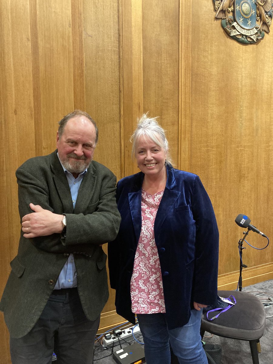 Ah the joys of making radio. We’ve just recorded December’s edition of #R4Bookclub with ⁦@naughtiej⁩ and AJ Pearce and a live audience talking about her wonderful book Dear Mrs Bird. Tune in on 4 December at 4pm ⁦@BBCRadio4⁩ to hear all! #dearmrsbird #bbcradio4