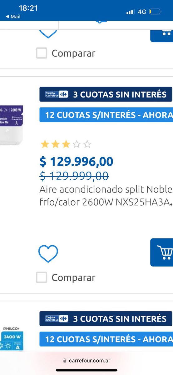 belupomiro's tweet photo. El que tiene buenos descuentos en aires acondicionados es @CarrefourGroup 🤌🏼 https://t.co/k38xxn47OM