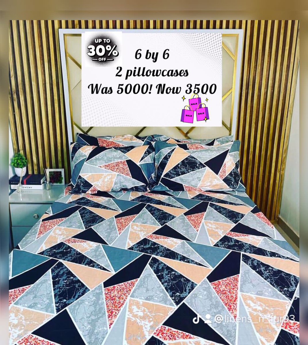 linensandfur's tweet photo. BLACK FRIDAY WEEKEND SALES!!! 

The sheets your bed falls in love with! Quality ✅ 
Affordable ✅ 
Durable✅

You have no reason not to jump on this amazing sales! We bring you variety of designs to suit your need!
Let’s help you make choices you will never regret https://t.co/zQOAVI6hoU