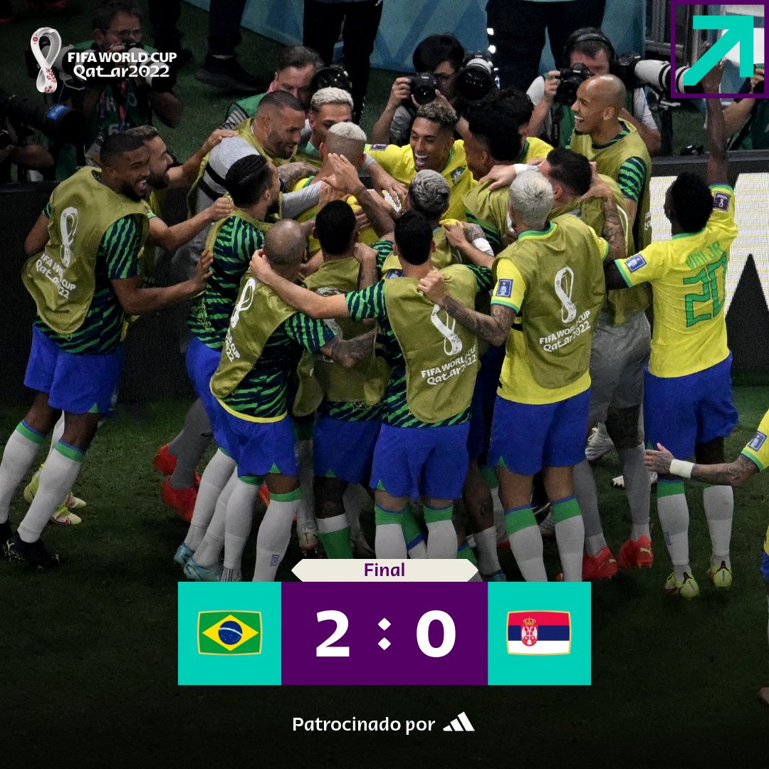 fifaworldcup_es's tweet photo. #BRA gustó y venció ante #SRB en su estreno en la #CopaMundialFIFA. https://t.co/7pxIux8UCZ