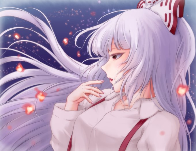 憂い #東方Project #藤原妹紅 https://t.co/6JndGnbFXp 