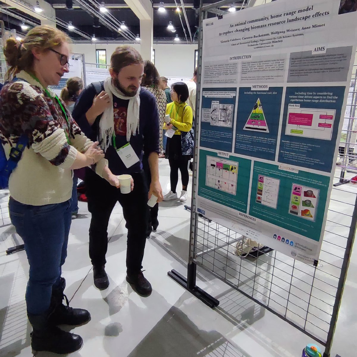 TerrEcolGroup's tweet photo. A great end to the #metz2022 conference. The last talks from our research group members, a.o. on agroecology, people and nature, traits and community assembly, and home range models. We'll be back next year in Leipzig! https://t.co/7cGA9QUXOD