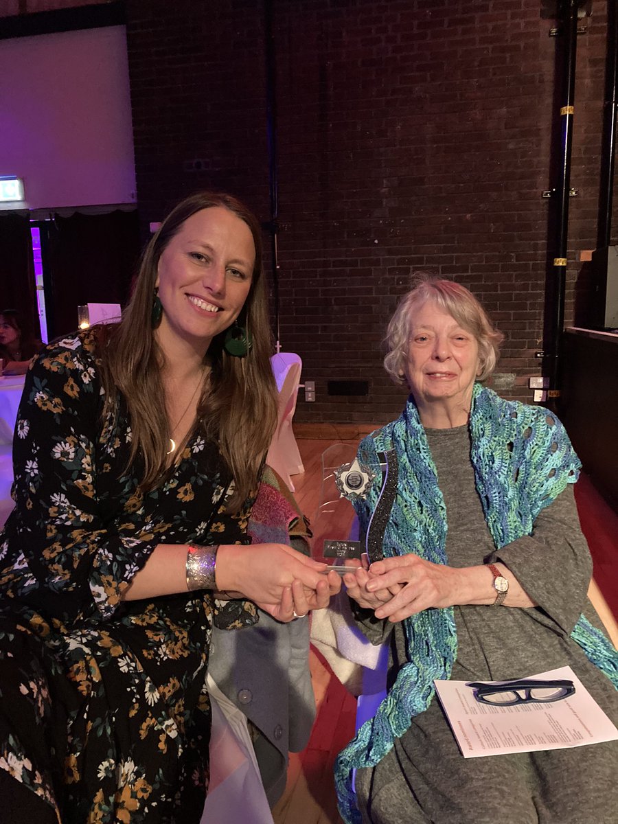 We won 🙌 
Here’s Kathleen from the Darnhill Festival Association &amp; Vicki, our Stronger Community Coordinator with the award 🥇 @YourTrustRdale #RBSCA22