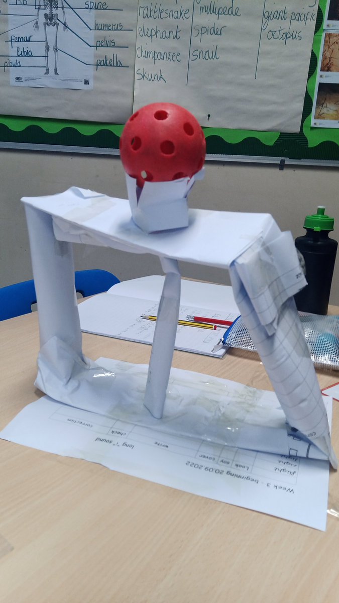 MissAliSPS's tweet photo. Part 3. Some groups opted for a different shaped structure and were pleasantly surprised when they were able to hold a ball. The class worked very well in their groups and wrote great investigative write ups. @SummerswoodPS https://t.co/flVnN4lkb9
