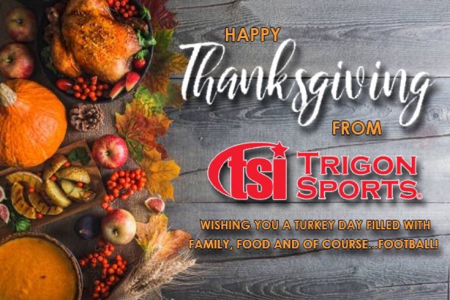 TrigonSports's tweet photo. Happy Thanksgiving from all of us at Trigon Sports 🦃
We are incredibly grateful for our amazing customers.
#MakeWinningPossible #Thanksgiving https://t.co/LdwjZDyZif