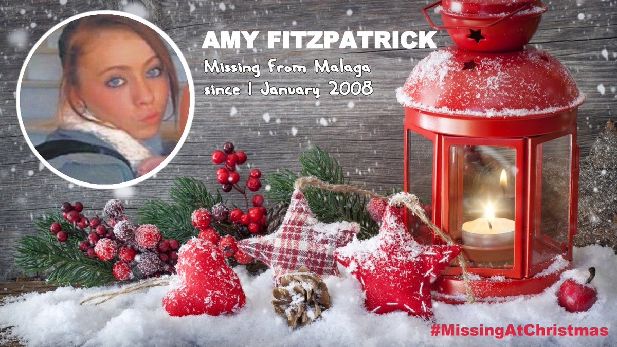 MisPersSupport's tweet photo. Amy Fitzpatrick was 15yrs old when she went missing on 1 January 2008 from Costa del Sol @helpfindamy https://t.co/vca9nPYkSU #MissingAtChristmas #FindAmy #MissingPersonsSupport #HelpBringThemHome https://t.co/p8yHvG6AAW
