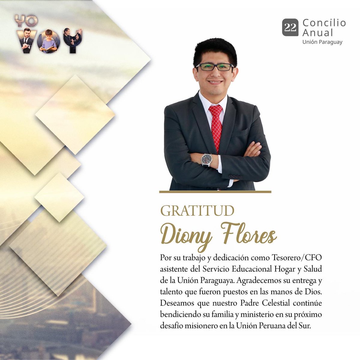 adventistaspy's tweet photo. 🔴La Junta Directiva de la Unión Paraguaya agradece su compromiso y sus años de servicio y misión🙏🏻❤️ en Paraguay 🇵🇾 a la Prof. Ely Albuquerque, al Pr Leandro Dakel, y a Diony Flores. 

¡Dios los bendiga abundantemente!❤️

#yovoy #concilioanual #unionparaguaya https://t.co/1vpxIkEs00
