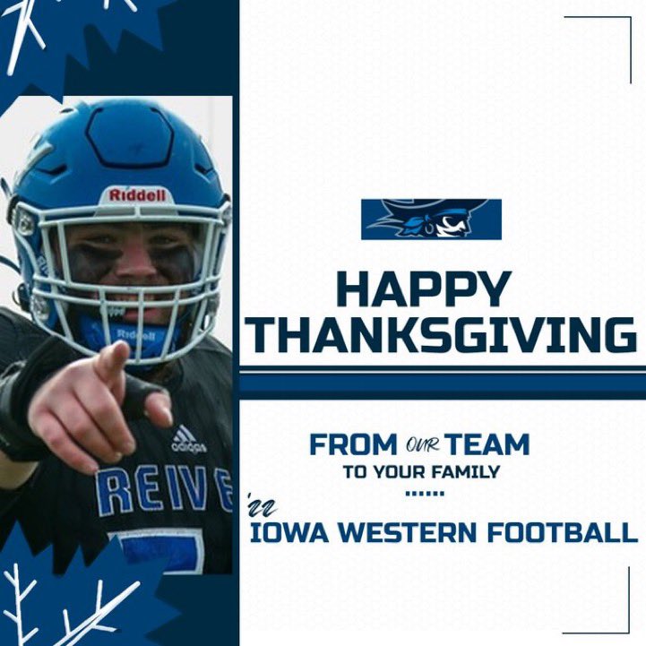 Happy thanksgiving and thanks for the wishes! <a href="/BlackbournMike/">Mike Blackbourn</a> <a href="/IowaWesternCC/">Iowa Western</a>
