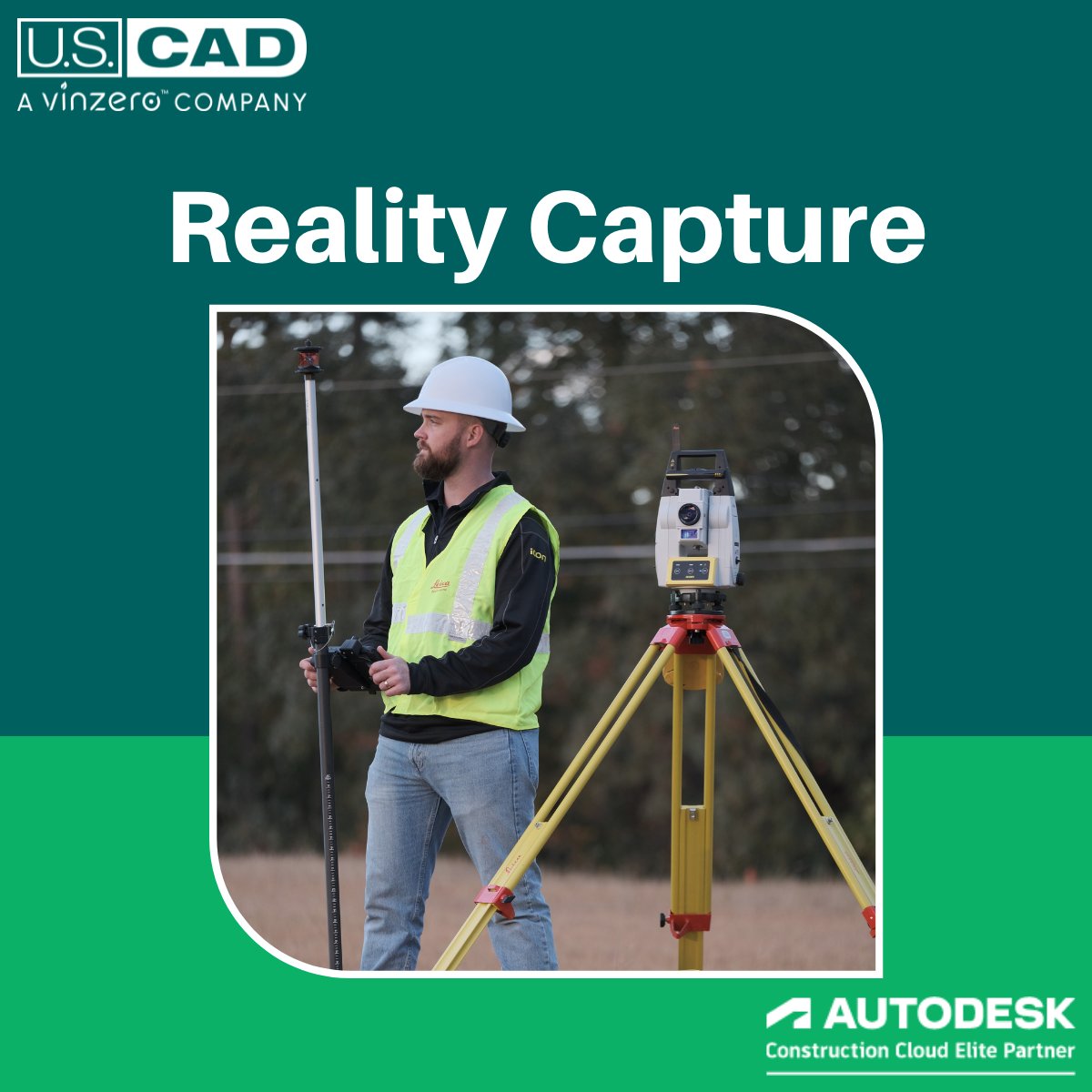 joemcates's tweet photo. Did you know that VinZero U.S. CAD offers surveying technology, equipment, and professional services proven to maximize the results of your construction projects? https://t.co/3lafK6bXj1
#AECTechnology #Leica #Surveying #Construction #Architecture #DesignBuild https://t.co/dKk9aIgXwW