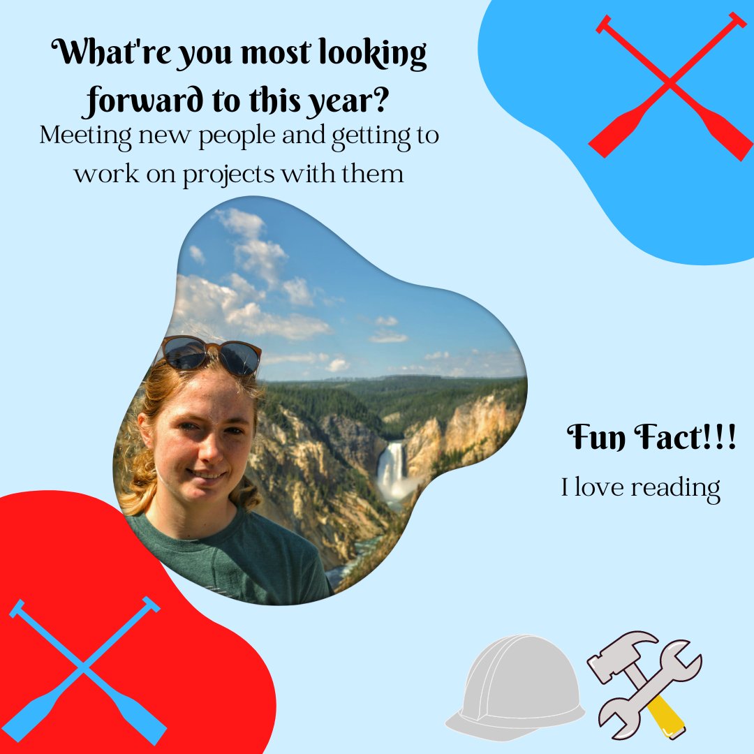 umccc_team's tweet photo. Kate Sutherland is UMCCC's Construction Lead and Junior Captain! As the Jr. Captain, she assists the captain with his various tasks. As for construction, she's in charge of building our canoe mould, shipping container, and anything our technical exhibit needs! 👷‍♀️🛠️ https://t.co/WxsWvRDGXJ