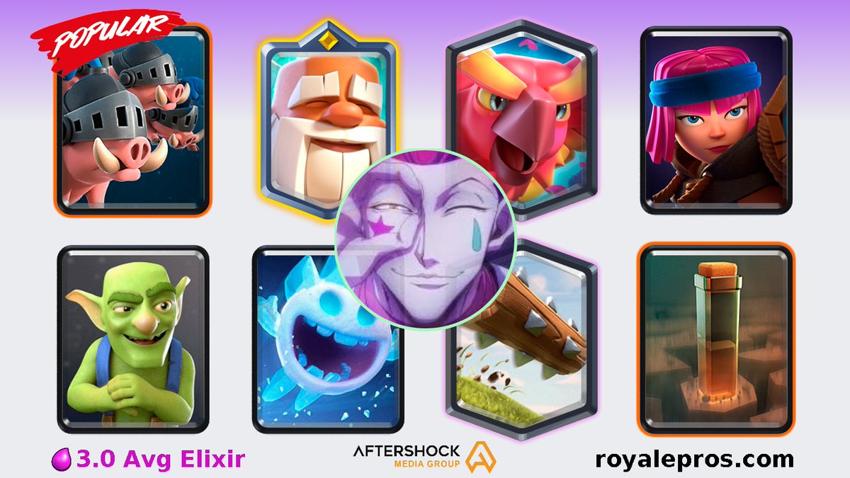 teamcmcbot's tweet photo. .@RUBEN0_07 has won grand challenge on 25/11/2022 04:58:32 SGT [Royal Hogs,Monk,Phoenix,Firecracker,Goblins,Ice Spirit,The Log,Earthquake]

Deck: https://t.co/BcnDtYQeQ5

GC Logs: https://t.co/qELojWndQV

Powered by @ AMGinfluence https://t.co/gUPuBFQe81