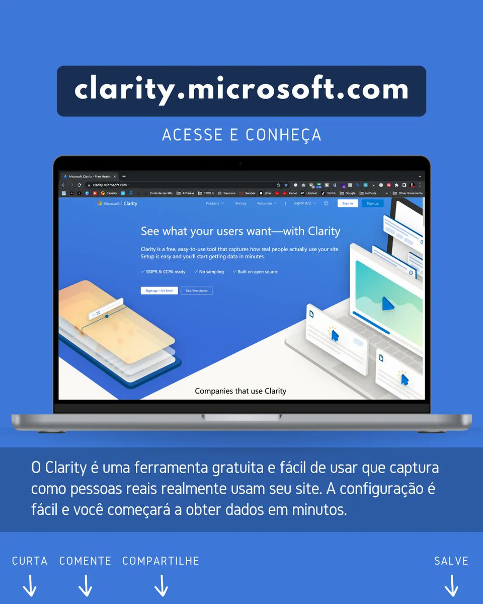 VlogTech4's tweet image. Ferramenta gratuita e fácil de usar que captura como pessoas reais realmente usam seu site. A configuração é fácil e você começará a obter dados em minutos

Acesse e conheça  🧑🏼‍💻
buff.ly/35NL689 

#vlogtech #tecnologia #aplicativos #dicasdigitais #ferramentasdigitais