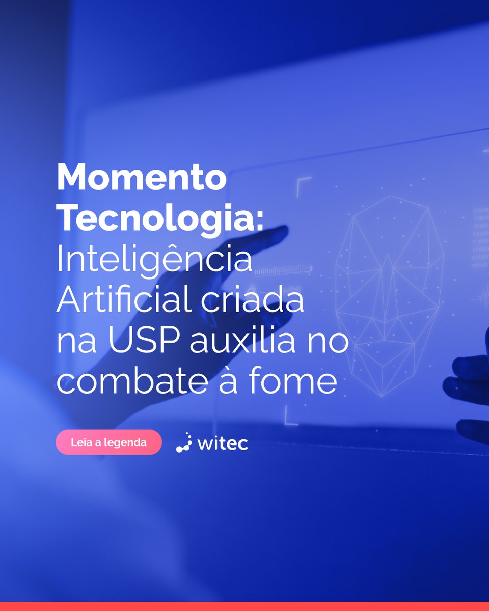 witecit's tweet photo. #InteligênciaArtificial desenvolvida por pesquisadores da USP irá contribuir para o combater a um dos maiores problemas enfrentados no Brasil hoje: a fome.

Agora quero saber de você: o que acha dessa solução incrível criada pela USP? 👇

📍 Fonte: https://t.co/LM7JMlinOr https://t.co/MxnFuMVxdB