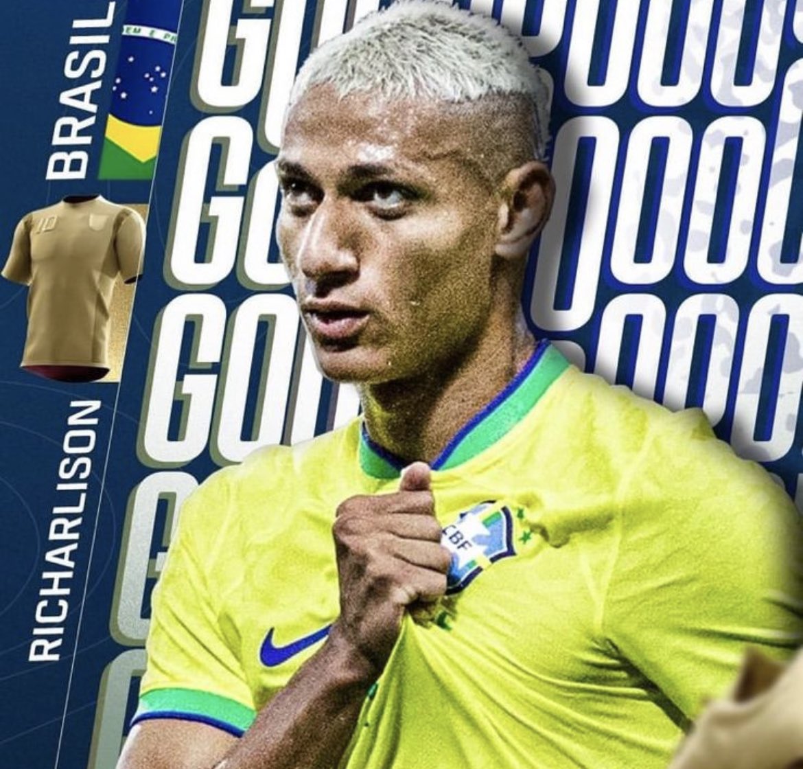 DraManato's tweet photo. Capixaba dando ORGULHO para o Brasil!!! Deu show, Richarlison! 🇧🇷💚💛💙 https://t.co/eNzbpRhfqE
